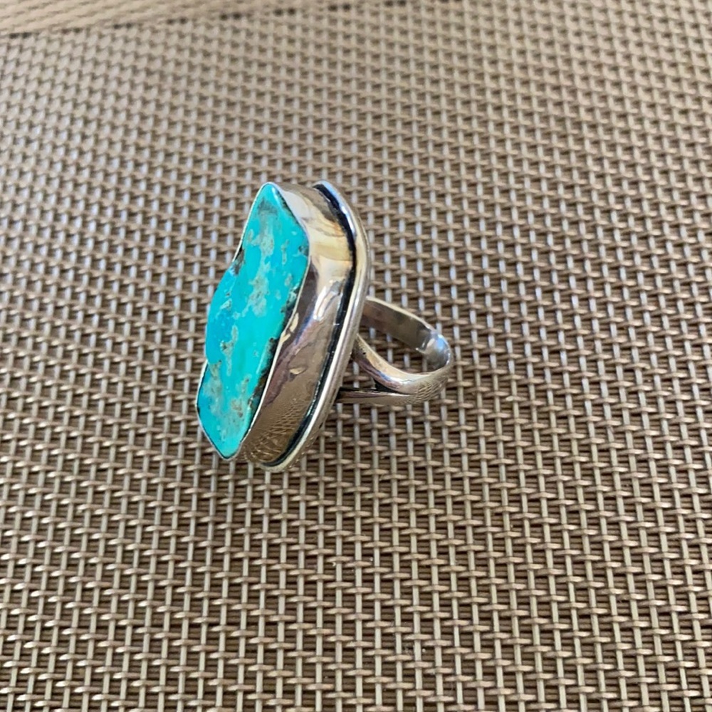 Custom turquoise ring